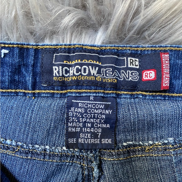 VTG y2k rich cow jeans - Picture 2 of 5
